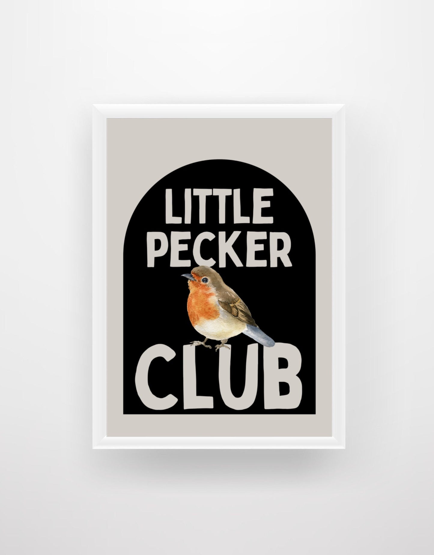 Little Pecker Club - Funny Quote Print