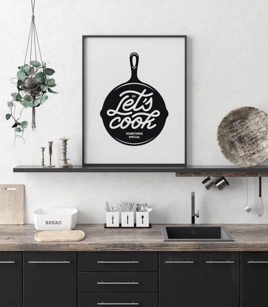 Let’s cook something special - Kitchen Print - Chic Prints